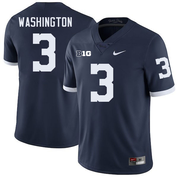 Parker Washington Penn State Jersey,PSU Nittany Lions #3 Parker Washington Football Uniforms-Retro